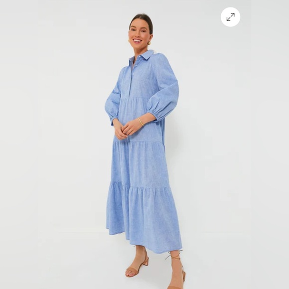 Pomander Place Dresses & Skirts - Tuckernuck XL Chambray Mabel Maxi Dress
**Worn once